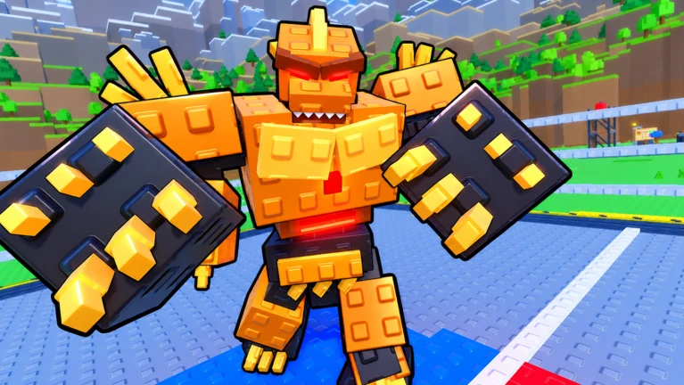 Create a Robot Fighter robots in the ring, used as the Robots & Rarities card image